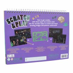 FLOSS & ROCK Scratch and Play Aktivite Kitabı / DINO *YENİ*