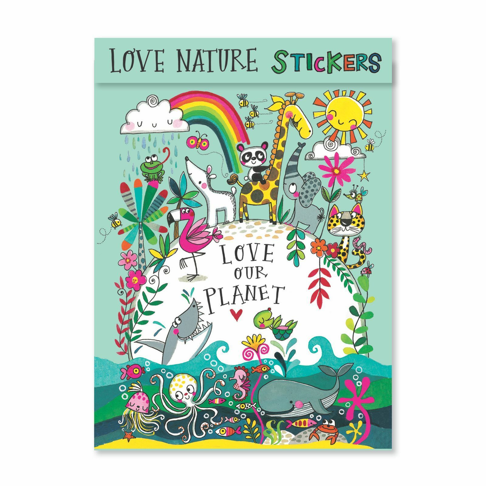 RACHEL ELLEN Sticker Seti / Love Our Planet