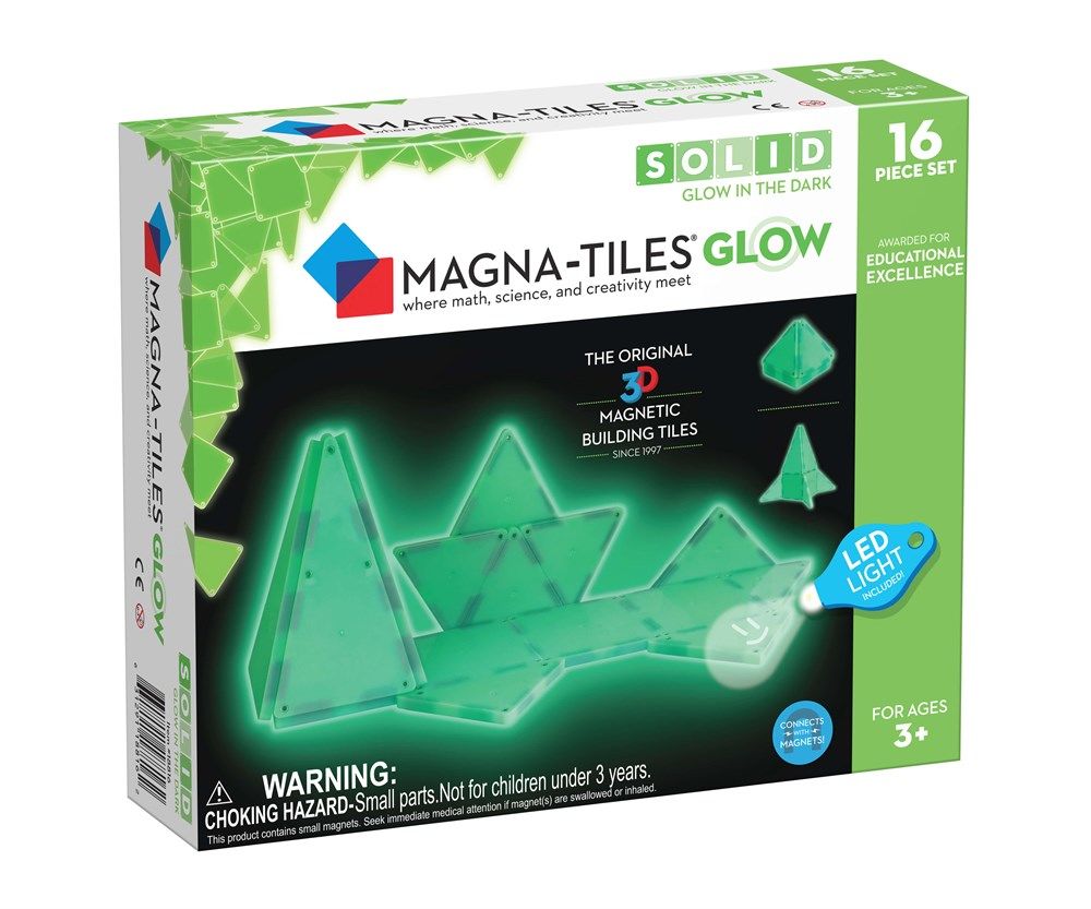 Magna-Tiles - Gece Parlayan - 16 Parça