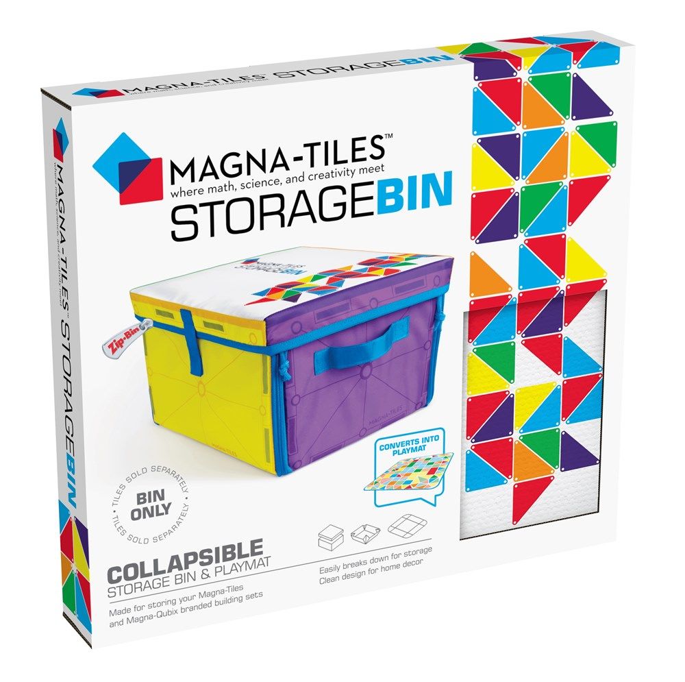 Magna-Tiles - Saklama Kutusu & Oyun Matı