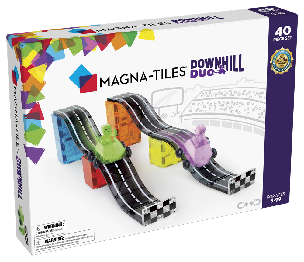 Magna-Tiles - Downhill Duo 40-Piece Set - Yokuş Aşağı 2'li - 40 Parça