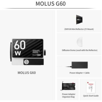 Molus G60 60W Taşınabilir Işık