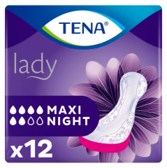 TENA Lady Maxi Night Mesane Pedi 12 Adet