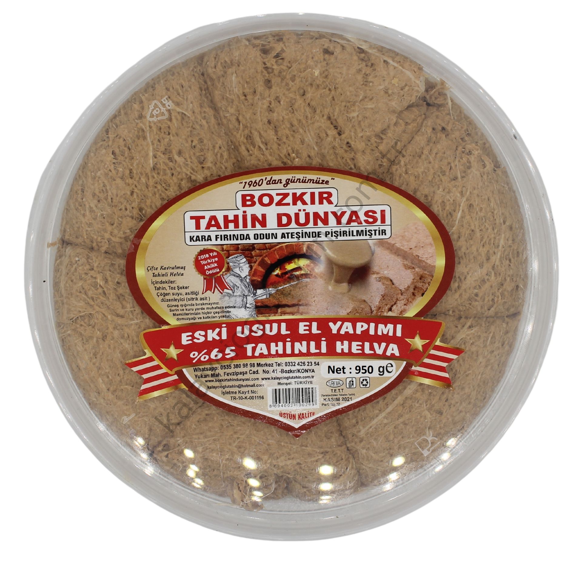 El Yapımı Eski Usül Helva 950 Gr.