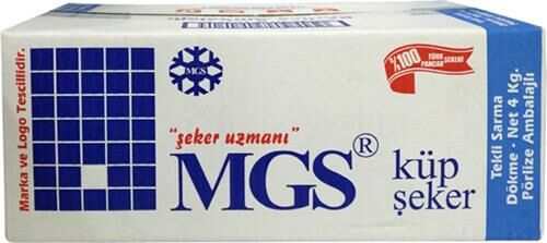 MGS Tekli Sarmal Küp Şeker 4 kg