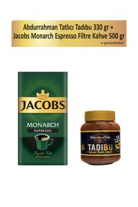 Abdurrahman Tatlıcı Tadıbu 330 gr + Jacobs Monarch Espresso Filtre Kahve 500 gr