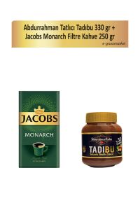 Abdurrahman Tatlıcı Tadıbu 330 gr + Jacobs Monarch Filtre Kahve 250 gr
