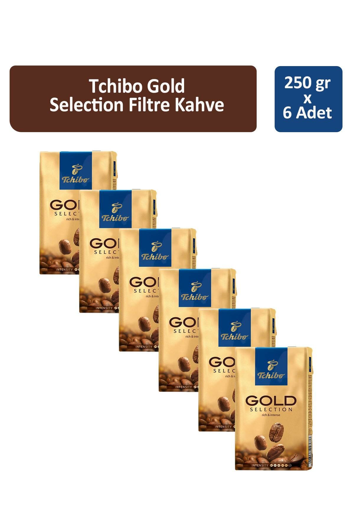 Tchibo Gold Selection Filtre Kahve 250 gr x 6 Adet