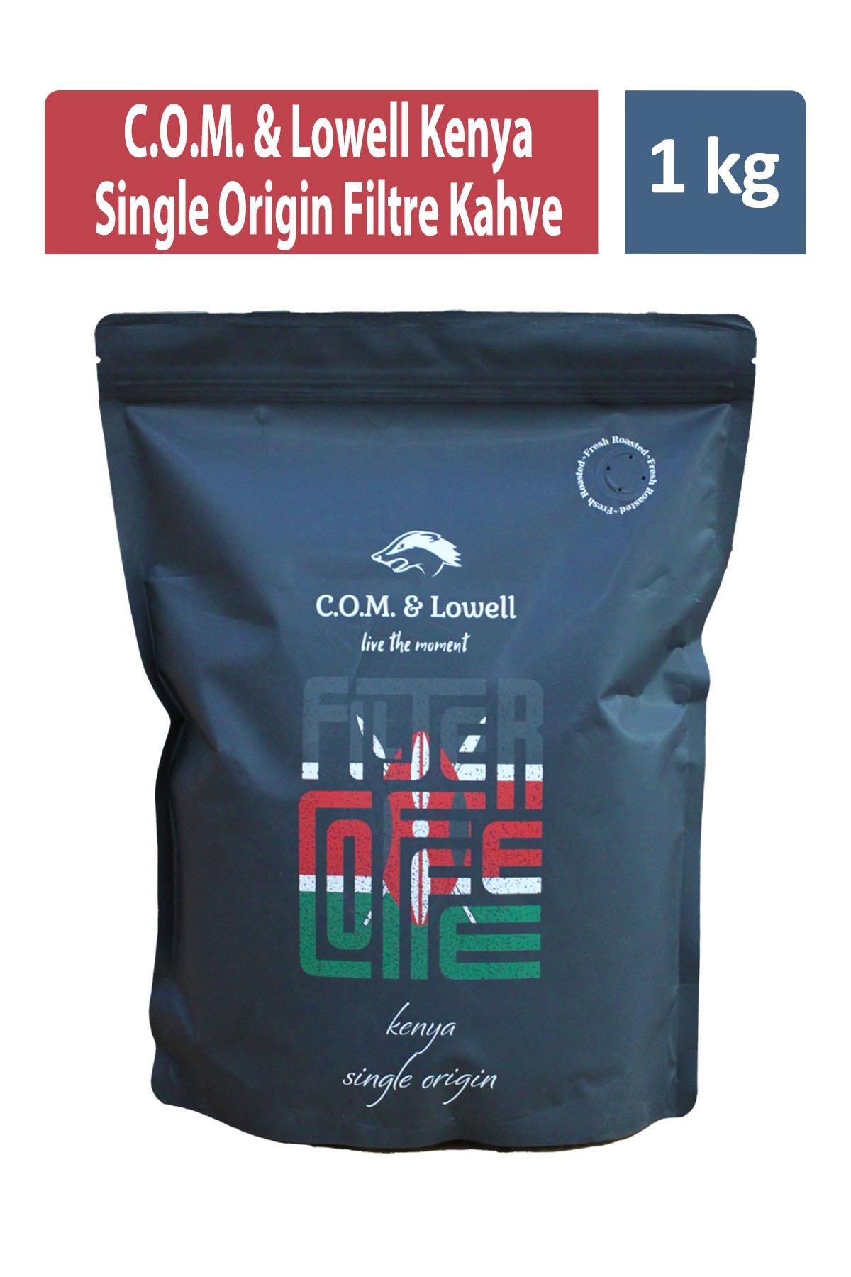 C.O.M & Lowell Kenya Single Origin Filtre Kahve 1 kg