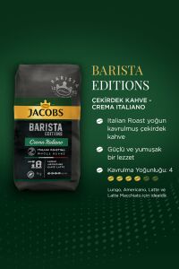 Jacobs Barista Çekirdek Kahve Crema İtalinao 1 kg