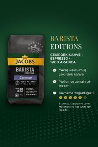 Jacobs Barista Çekirdek Kahve %100 Arabica Espresso 1 kg
