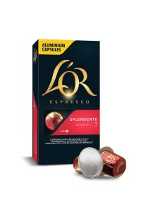 L'OR - Splendente - Intensity 7 - Nespresso Uyumlu Kapsül Kahve Fırsat Paketi 10 x 10 Paket (100 Adet)