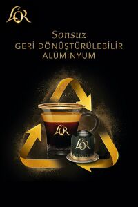 L'OR - Ristretto - Intensity 11 - Nespresso Uyumlu Kapsül Kahve Fırsat Paketi 10 x 10 Paket (100 Adet)