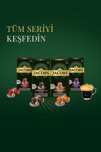 Jacobs Lungo Intenso 8 Kapsül Kahve 10 Kapsül x 2 Adet 2.%50 İndirimli !