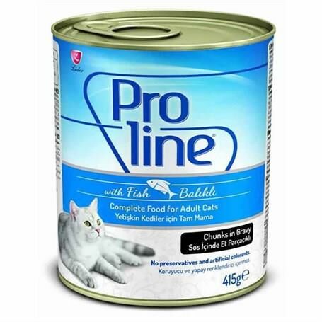 Proline Balıklı Et Parç Kedi Kons 415 gr