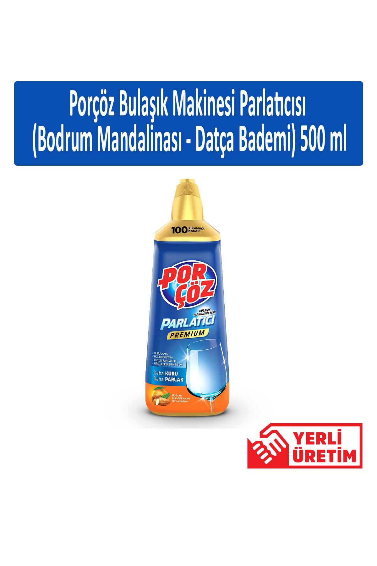 Porçöz Bodrum Mandalina-Datça Bademi Parlatıcısı 500ml