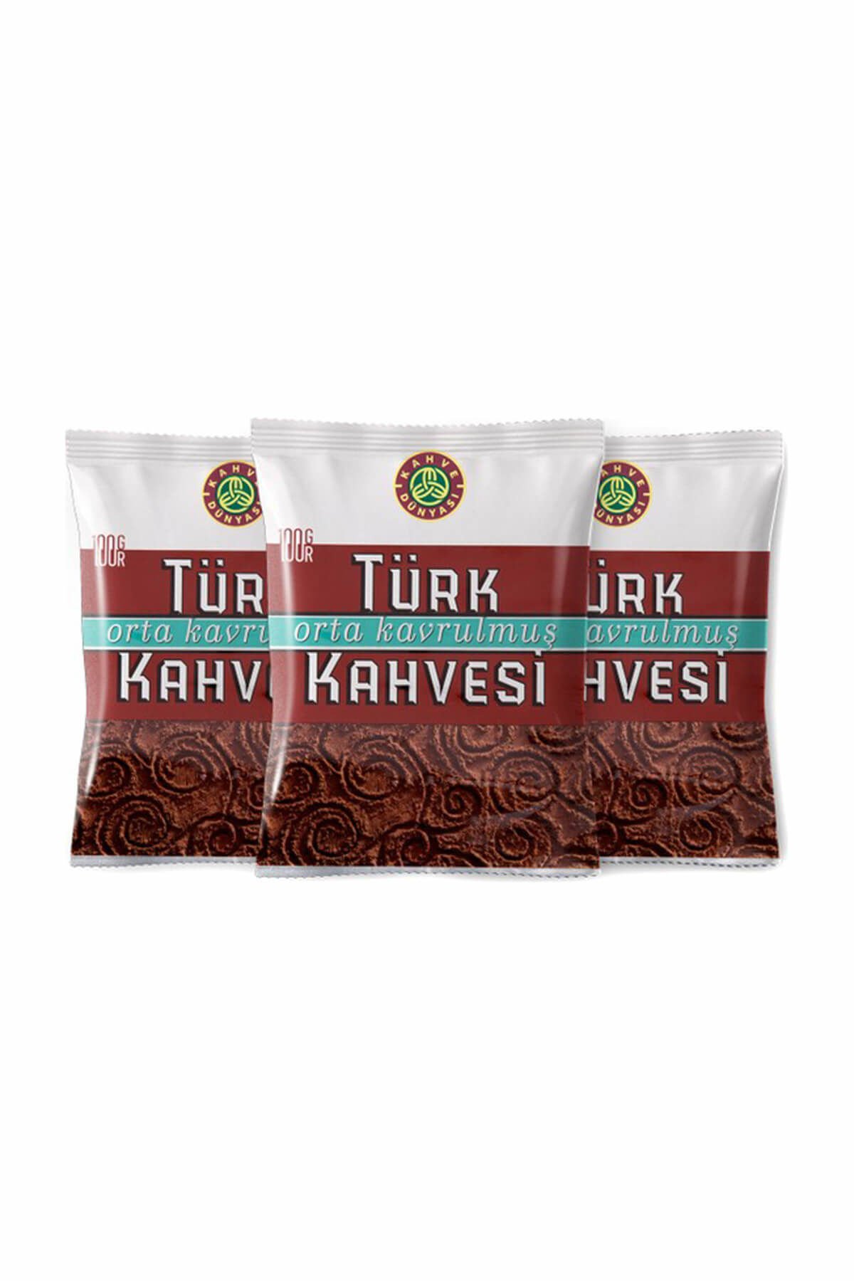 Orta Kavrulmuş Türk Kahvesi 100 gr 3'lü Paket