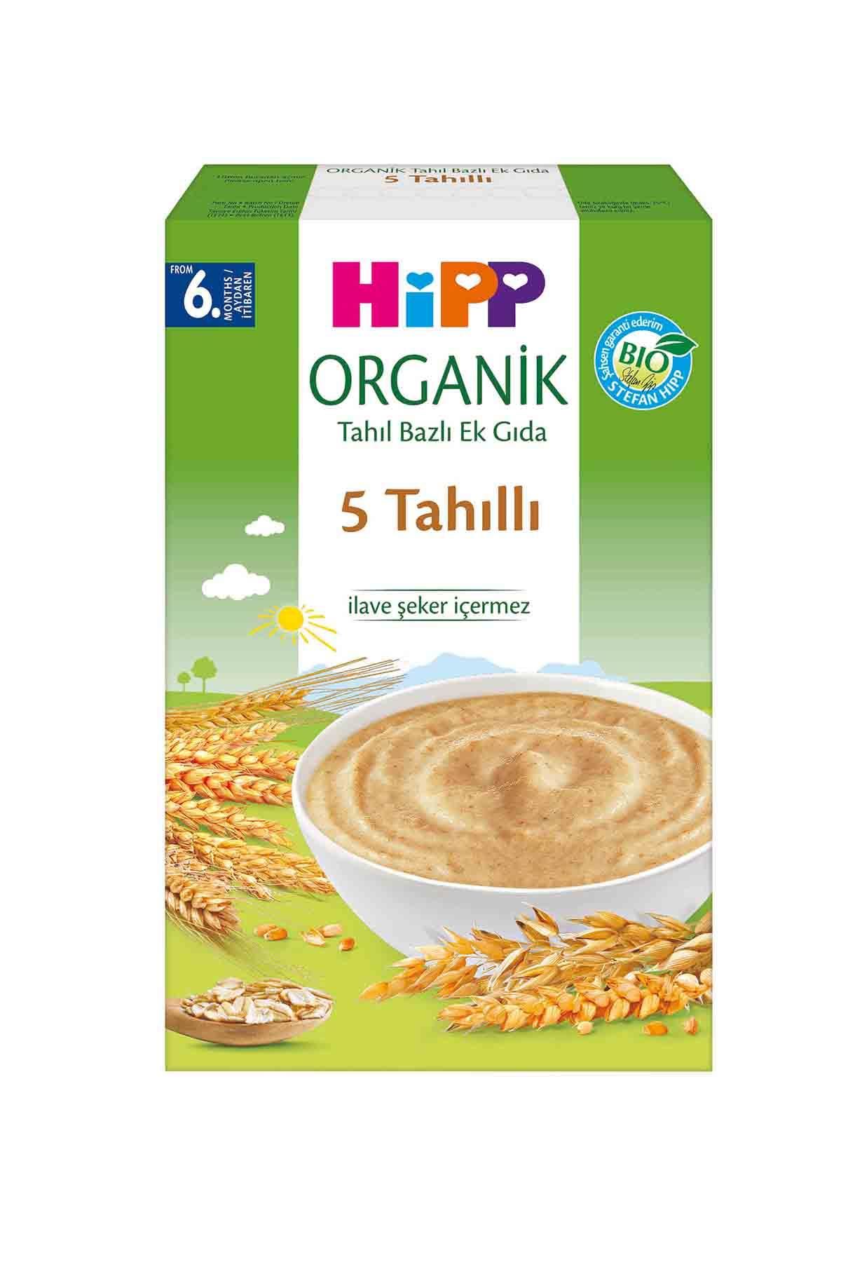HiPP Organik 5 Tahıllı Tahıl Bazlı Ek Gıda 200 gr