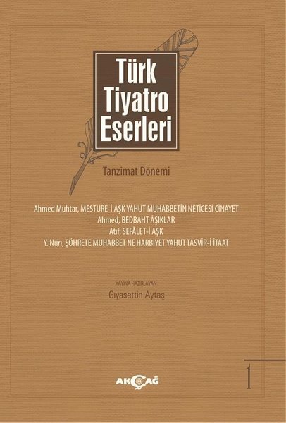 TÜRK TİYATRO ESERLERİ 1 TANZİMAT DÖNEMİ