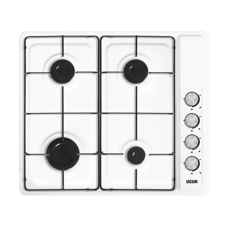 Uğur UEO 6040W0 BEY 1R1 58 cm Beyaz Ankastre Ocak