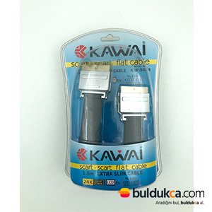 Kawai Scart-Scart Flat Cable 1.5 m Extra Slım Cable 24k kw-50/4
