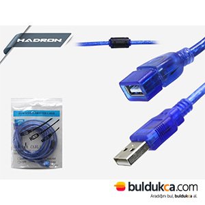 Hadron Usb Cable M/F 3M Blue HD4249