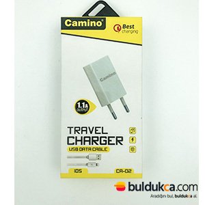 Camino Best Charging 1.1 A Output Travel Charger Usb Data Cable ıos Ca-02