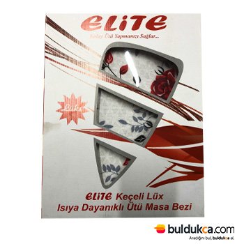 Elite Keçeli Lüx Isıya Dayanıklı Ütü Masa Bezi Lastikli 140x52cm