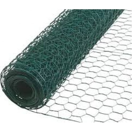 Green PVC Coated Welded Wire Mesh Fencing Rolls For Sale