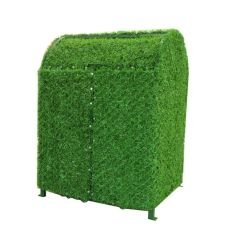 Grass Fence Garbage Container