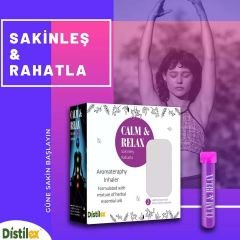 Calm & Relax (Sakinleş ve Rahatla) Aromaterapi  İnhaler koklama tüpü