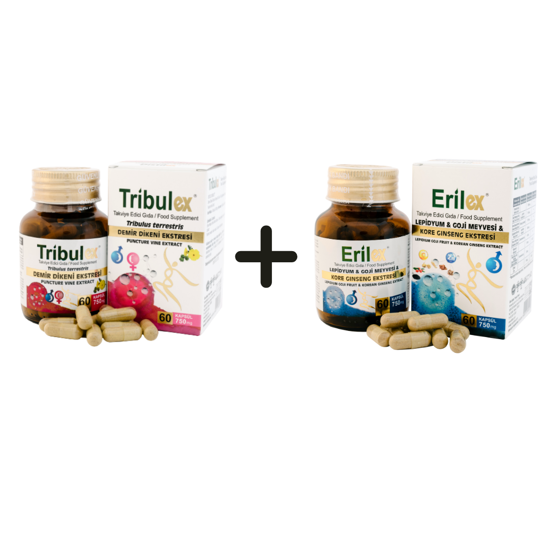 TRİBULEX 750 MG KAPSUL VE ERİLEX  750 MG KAPSUL 2'Lİ SET