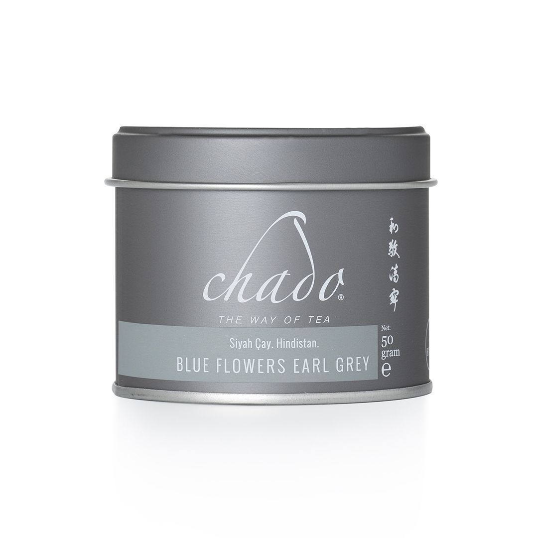 Blue Flowers Earl Grey  Bergamotlu Çay 50 gr - Chado