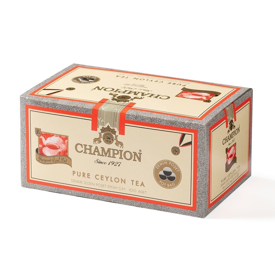 Champion | Pure Ceylon Siyah Çay (Demlik Süzen) 100x3.2 gr