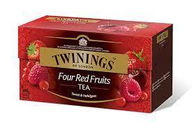 Four Red Fruits (Bardak Süzen) 25x2 gr - Twinings