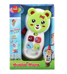 Işıklı Müzikli Aktivite Telefonu - Bebeğimin İlk Telefonu Eğitici Oyuncak