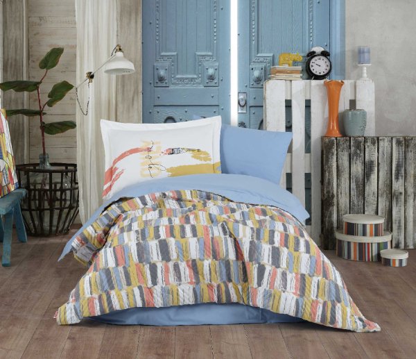 Горчица Mikado - Single ватные Duvet Sets