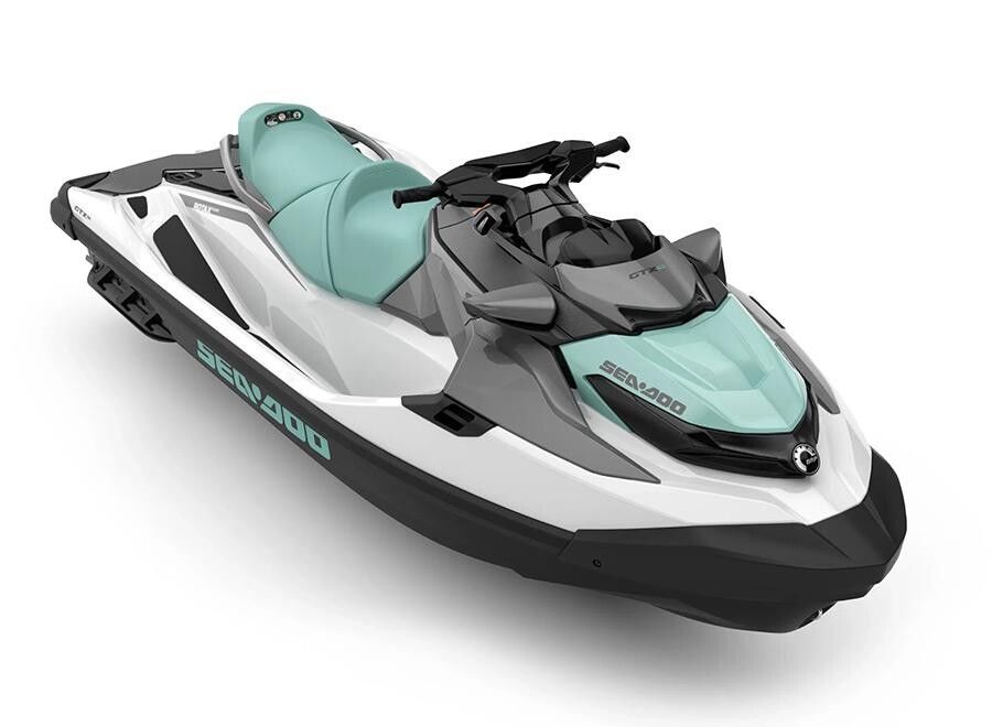 Seadoo GTX PRO 130 IBR Jet Ski / (White - Neo Mint ) (2024) SEADOO