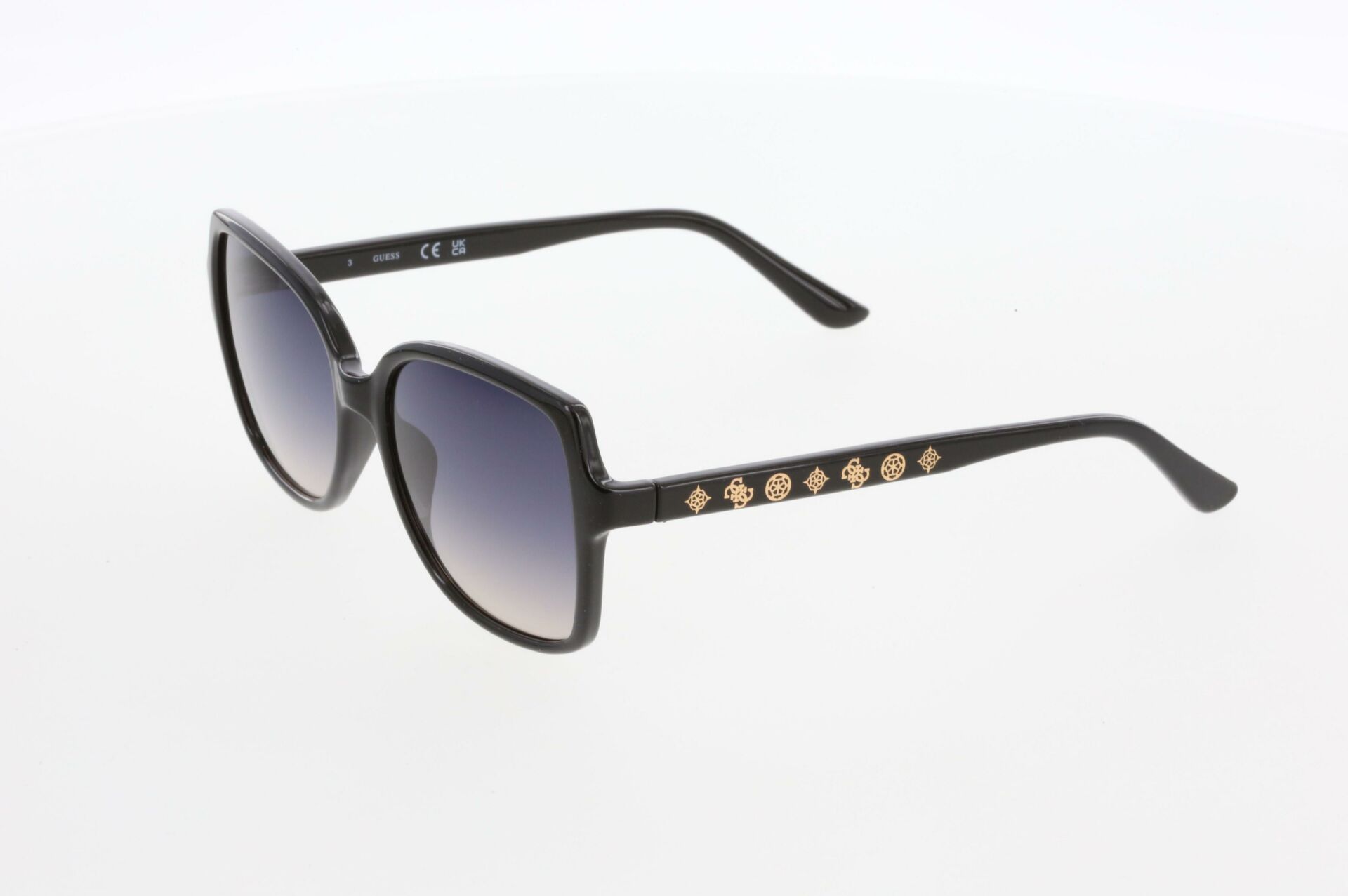 Guess 00100 Oval Siyah Kadın Güneş Gözlüğü
