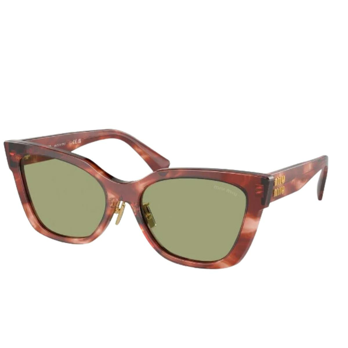 Miu Miu 02Zs Cat Eye Leopar Kadın Güneş Gözlüğü