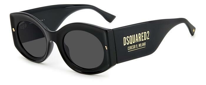 Dsquared2 D2 0071/S Siyah Yuvarlak Kadın Güneş Gözlüğü