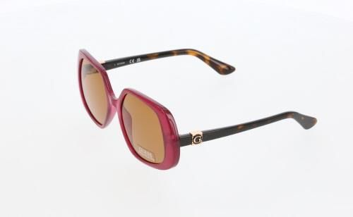 Guess 7862 Leopar Kırmızı Kare Kadın Güneş Gözlüğü