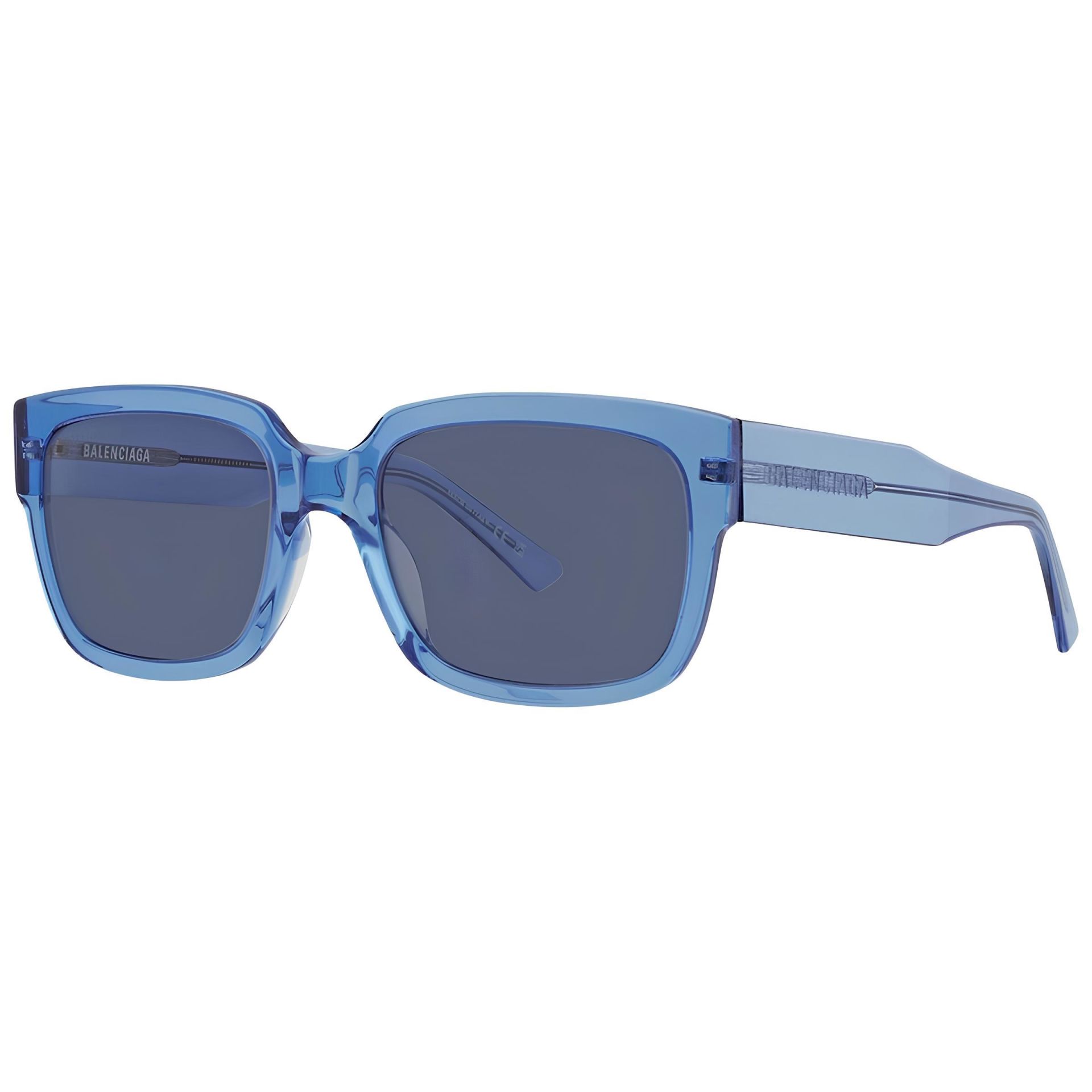 Balenciaga Bb0049S Mavi Unisex Güneş Gözlüğü
