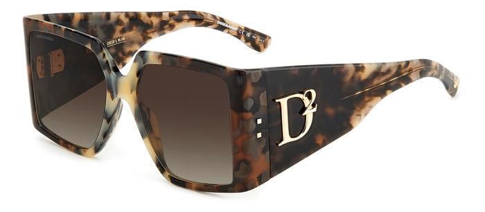 Dsquared2 D2 0096/S Leopar Kelebek Kadın Güneş Gözlüğü