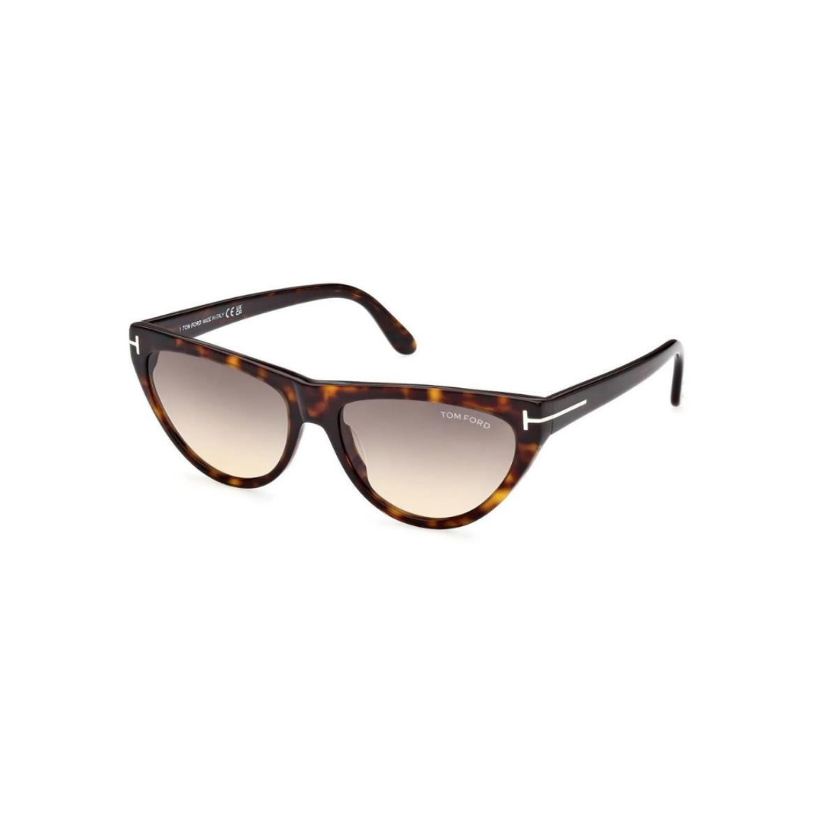Tom Ford FT0990 Leopar Cat Eye Kadın Güneş Gözlüğü
