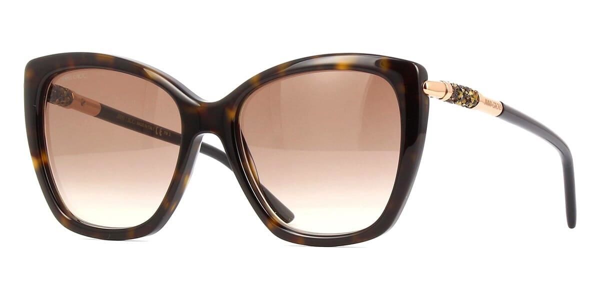 Jimmy Choo Rose/S Leopar Kelebek Kadın Güneş Gözlüğü