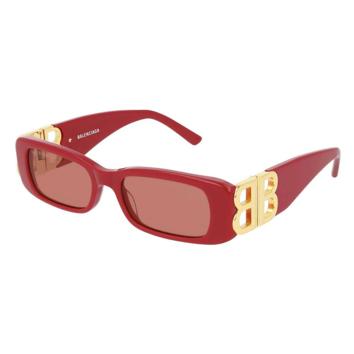 Balenciaga Bb0096S 003 Gold Bordo Kadın Güneş Gözlüğü