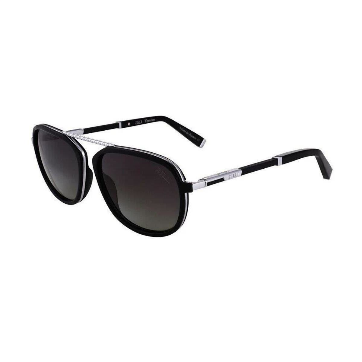 Zilli 65058 Siyah Oval Erkek Güneş Gözlüğü