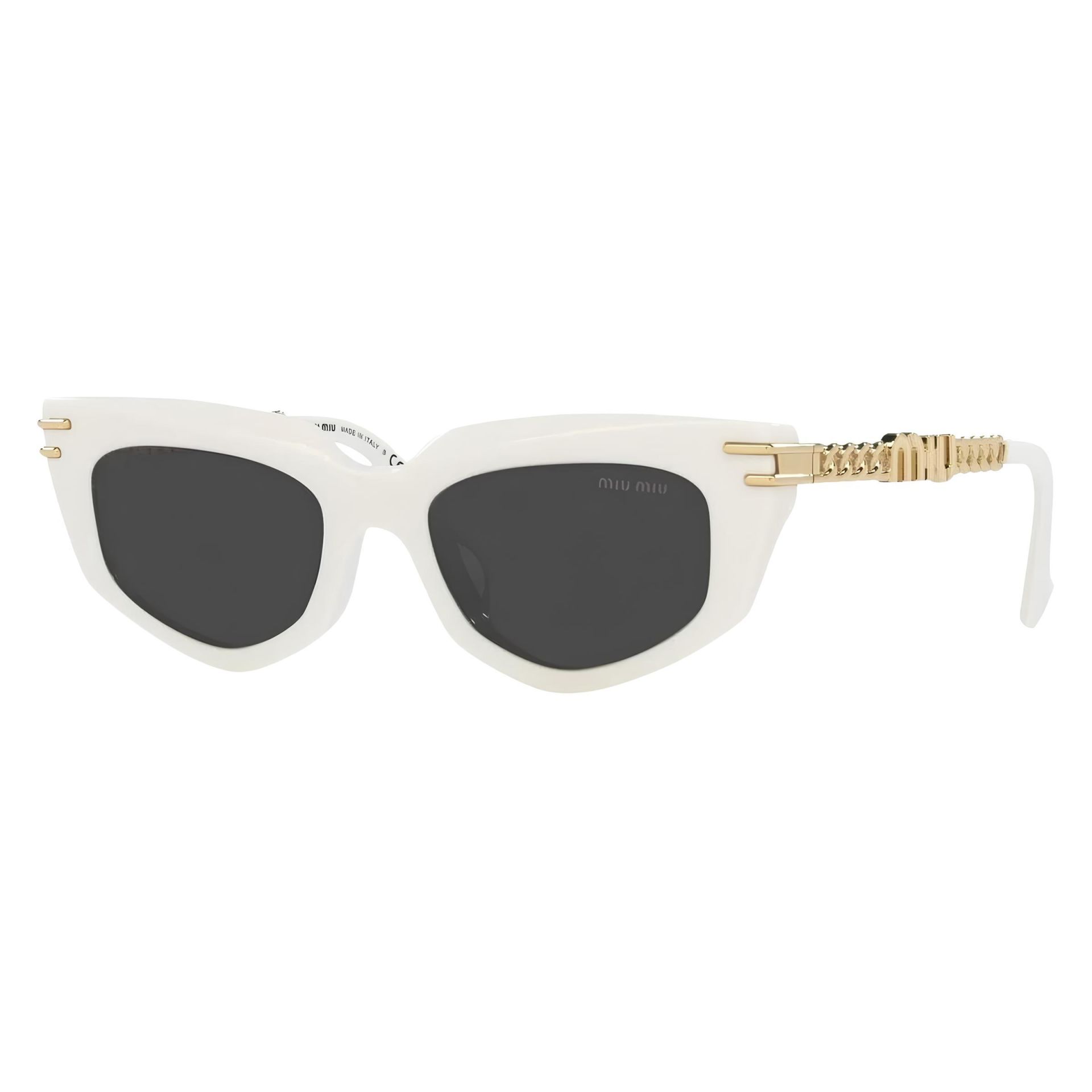 Miu Miu 0Mu 12ws Cat Eye Beyaz Kadın Güneş Gözlüğü