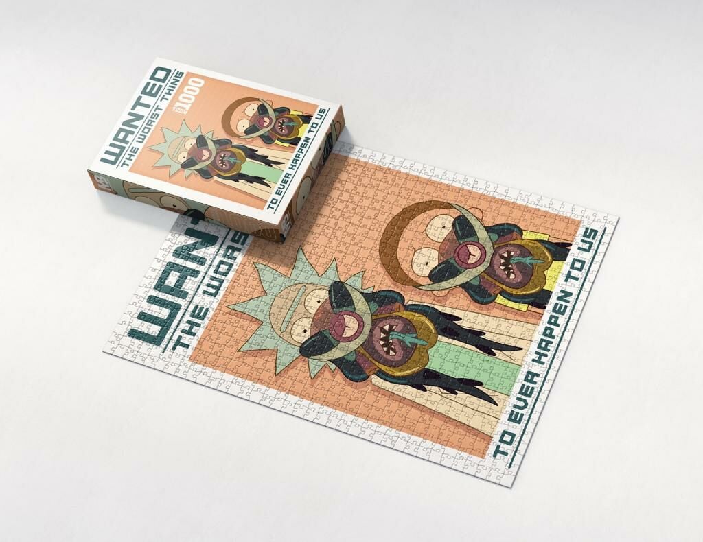 Mabbels Rick And Morty Puzzle 1000 Parça